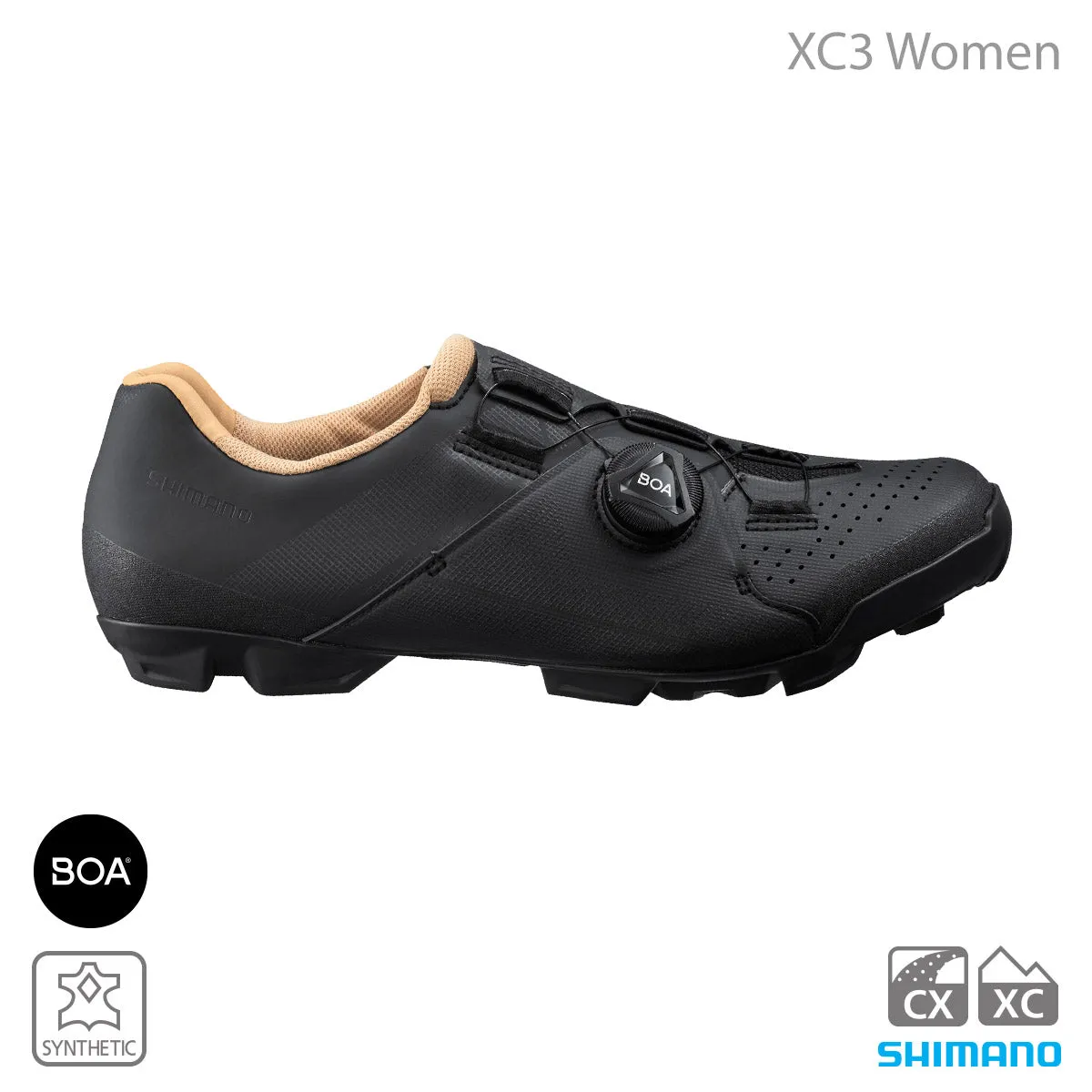 Shimano Women's Shoes XC3W SH-XC300W Black