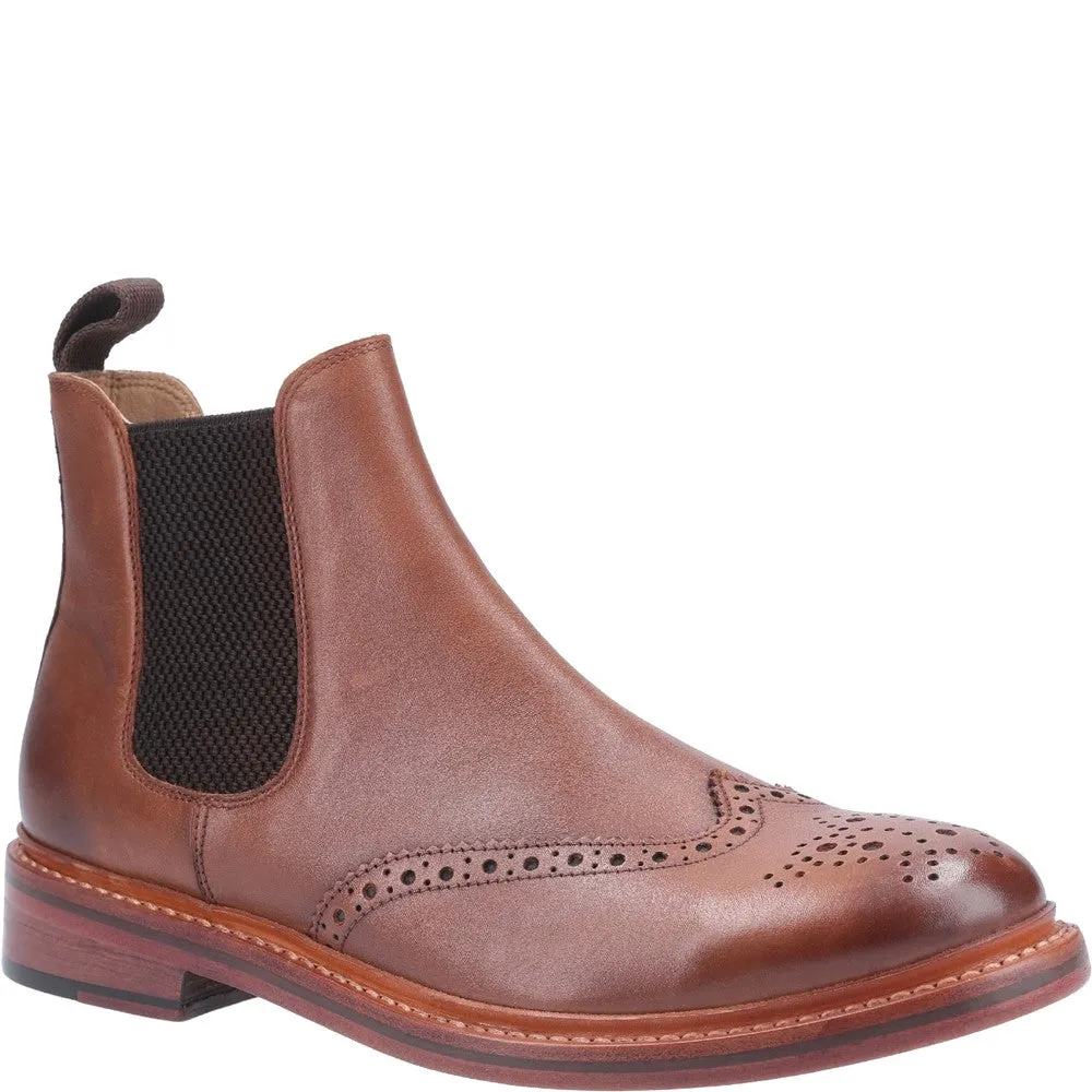 Siddington Leather Goodyear Welt Boots Brown