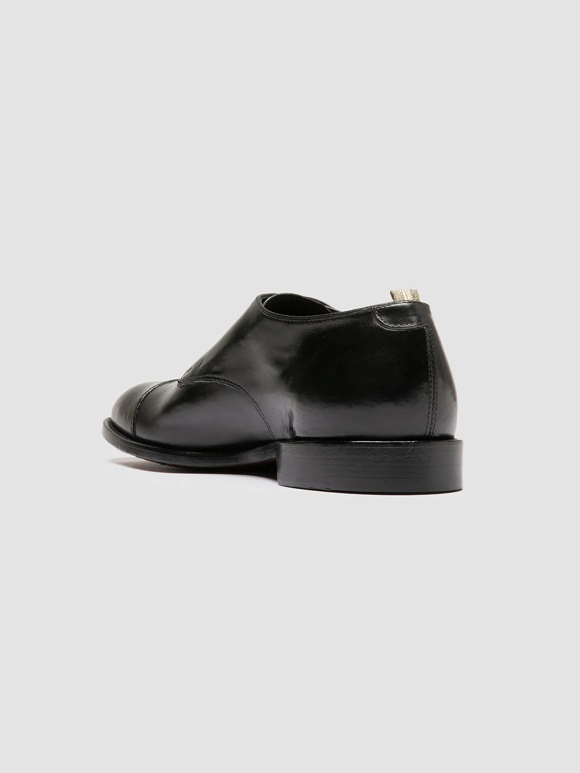 SIGNATURE 004 - Black Leather Monk Shoes