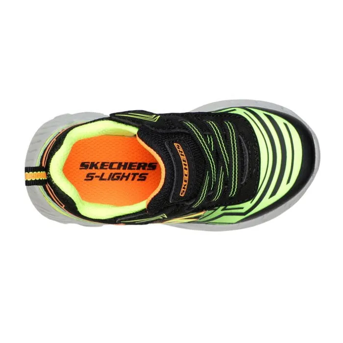 Skechers Light Ups Toddlers Magna Lights Maver Black Lime