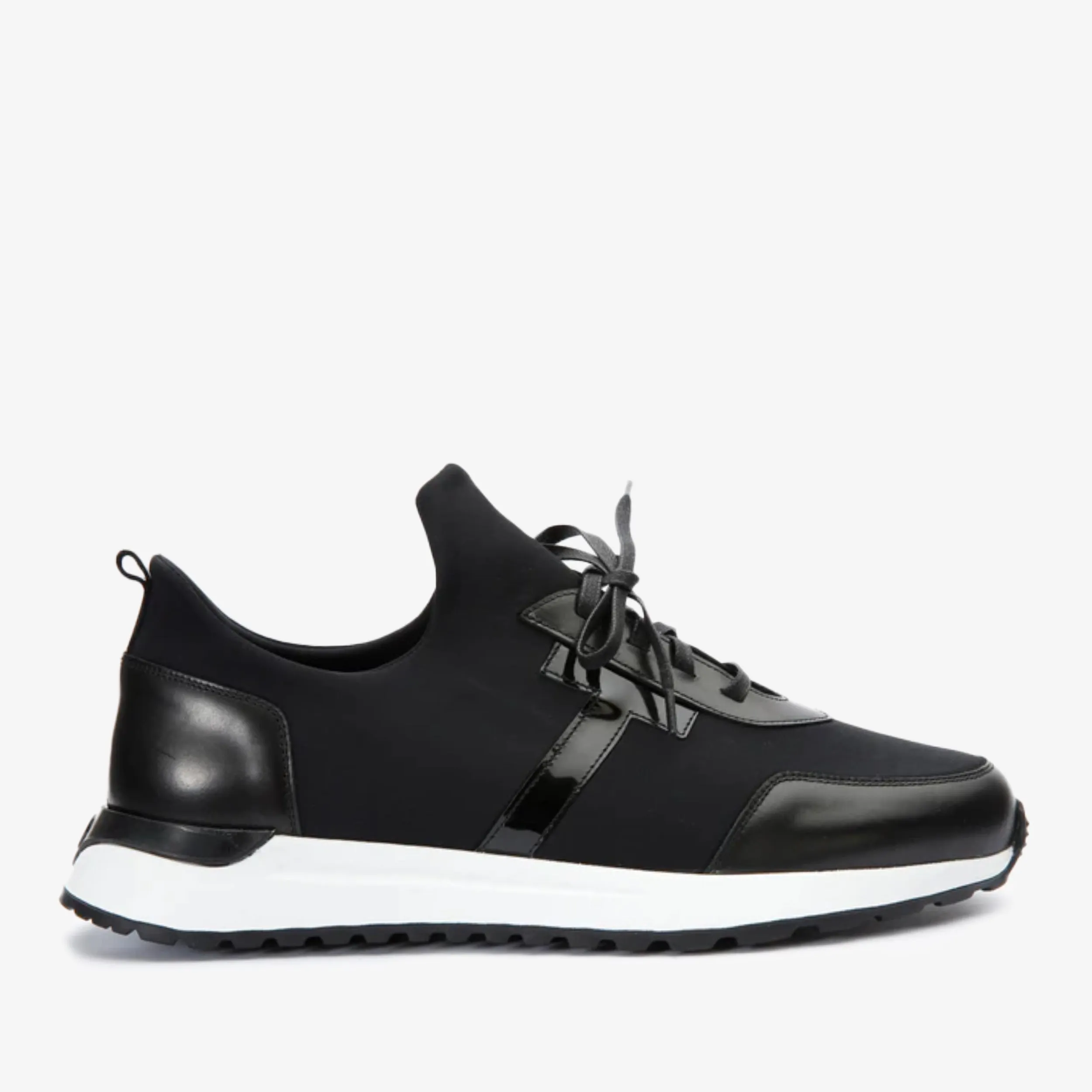 The Nebreska Black Leather Men Sneaker Final Sale!