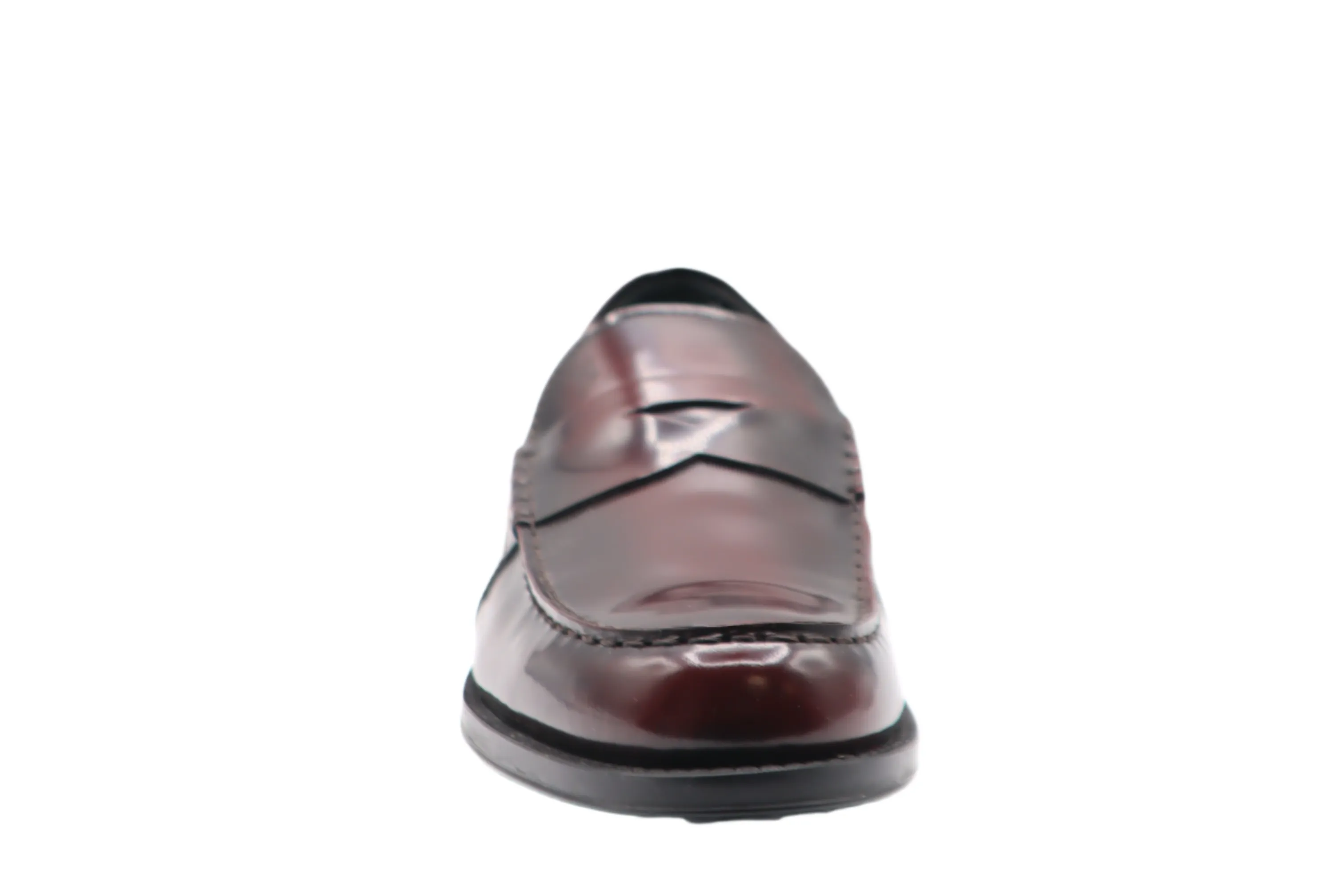 Tods Mens Mocassino Burgundy Leather Loafer