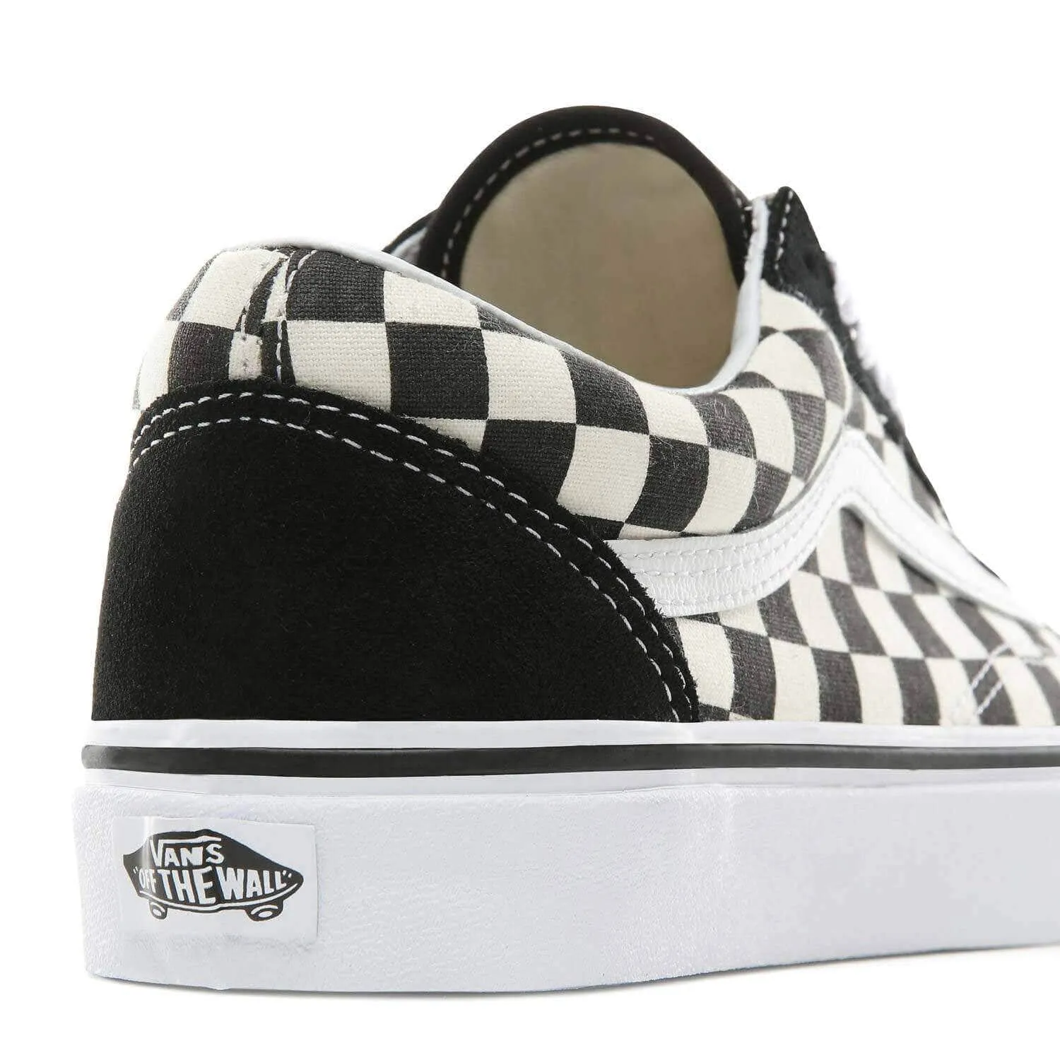 Vans Old Skool Skate Shoes - (Primary Check) Black/White