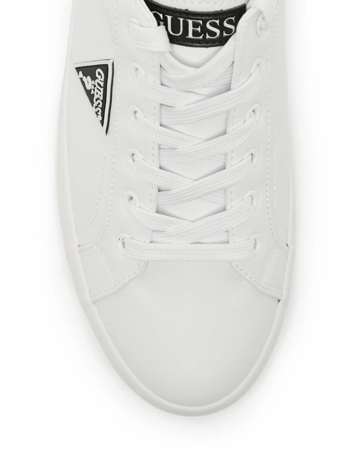 White Logo Pisco Low-Top Sneakers