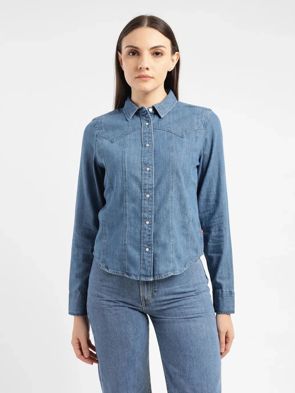 Women's Solid Slim Fit Shirt