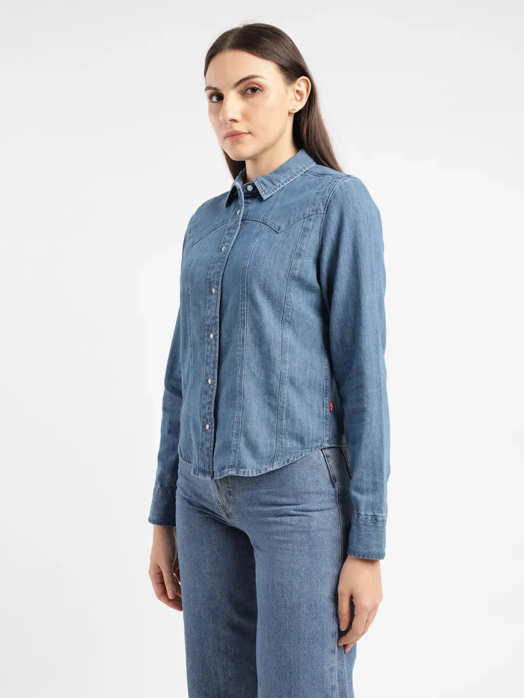 Women's Solid Slim Fit Shirt